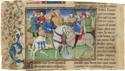 Encuentro de Aquiles y Héctor de Master of Girart de Roussillon