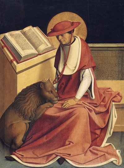 San Jerónimo como cardenal de Master of Grossgmain