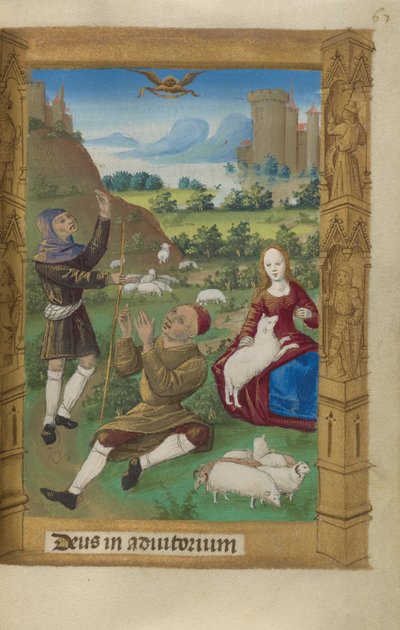 La Anunciación a los pastores de Master of Guillaume Lambert