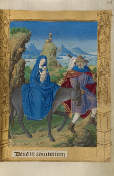 La huida a Egipto de Master of Guillaume Lambert