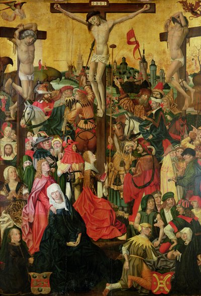 La Crucifixión, c.1500 de Master of Hamburg