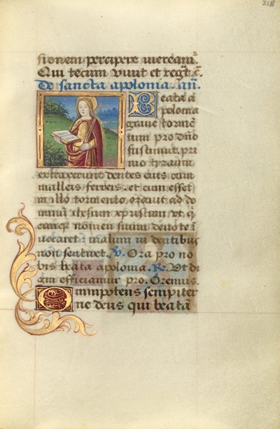 Santa Apolonia de Master of Jacques de Besançon