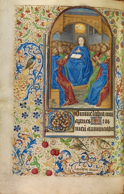 Pentecost de Master of Jacques of Luxembourg