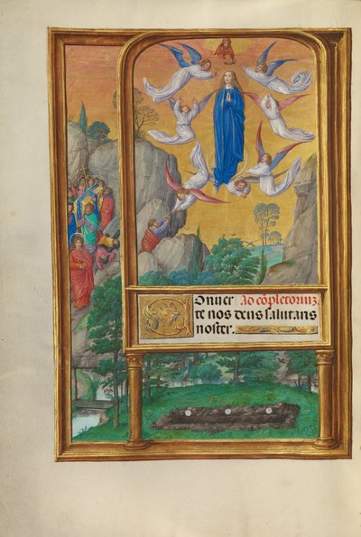 La Asunción de la Virgen de Master of James IV of Scotland