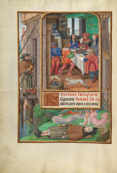 La fiesta de las inmersiones de Master of James IV of Scotland