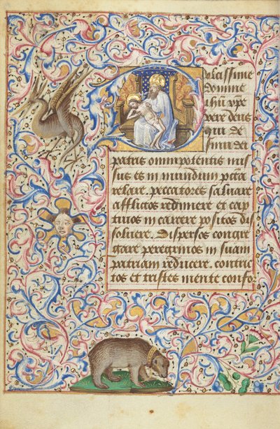 El Trono de Gracia Trinidad de Master of Jean Rolin II (Hand B)