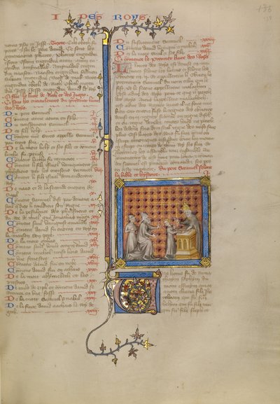Samuel ante el sacerdote Elí de Master of Jean de Mandeville