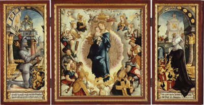 El retablo de Wildenstein abierto de Master of Messkirch