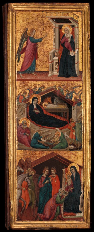 Santos y escenas de la vida de la Virgen, ca. 1320 de Master of Monte Oliveto