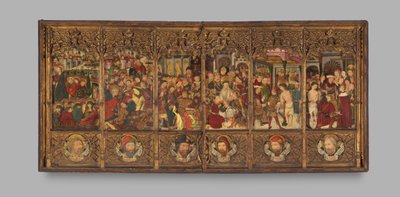 Retablo con escenas de la Pasión, segunda mitad del siglo XV de Master of Morata