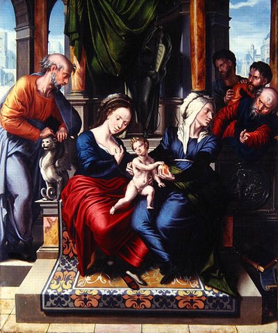 La Sagrada Familia de Master of Paul and Barnabas