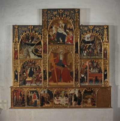 Retablo con escenas de la vida de San Andrés, ca. 1420-30 de Master of Roussillon