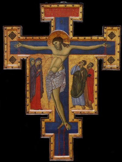 Crucifijo, c. 1260-1270 de Master of Saint Francis,