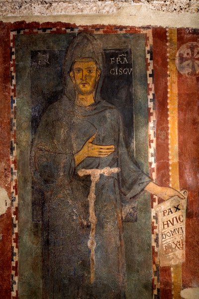 Representación de San Francisco de Asís (1181-1226) de Master of Saint Francis of Assisi