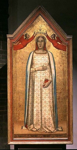 Madonna coronada por dos ángeles, conocida como 