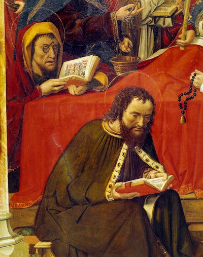 La muerte de la Virgen (detalle) de Master of Santa Maria del Campo