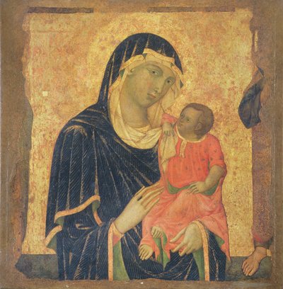 Madonna y el Niño de Master of Santa Maria di Castello