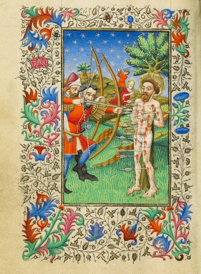 El martirio de San Sebastián de Master of Sir John Fastolf