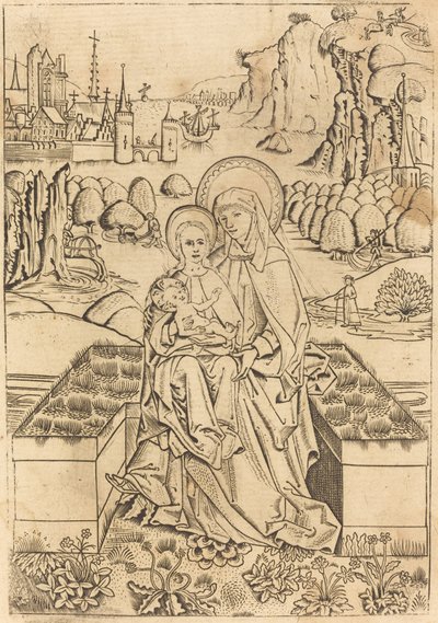 La Madonna y el Niño con Santa Ana de Master of St. Sebastian