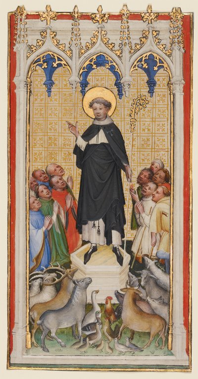 San Antonio Abad Bendiciendo a los Animales, los Pobres y los Enfermos de Master of St. Veronica