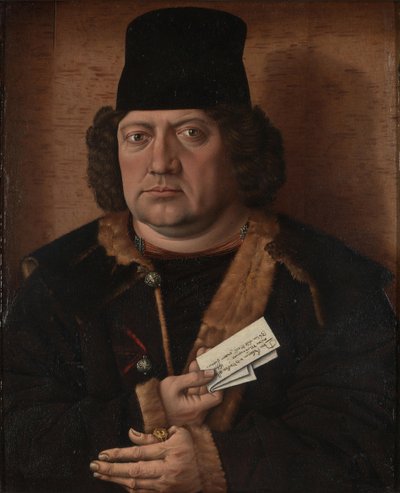 Retrato de Alexander Mornauer, ca 1464-1488 de Master of The Mornauer Portrait