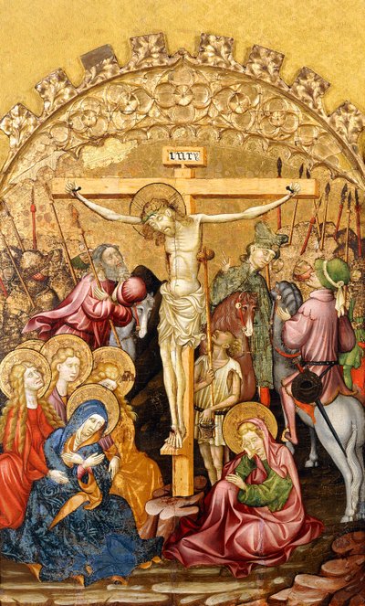 La Crucifixión, siglo XV de Master of Torralba