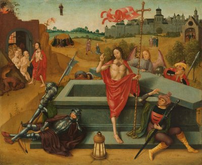 Resurrección de Cristo, c. 1485-1500 (óleo sobre tabla) de Master of the Amsterdam Death of the Virgin