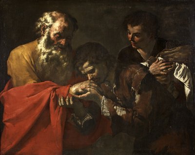 El regreso del hijo pródigo, c.1630-50 de Master of the Annunciation to the Shepherds