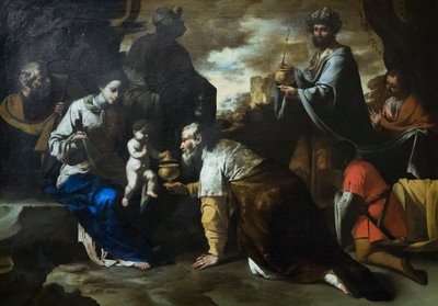 La adoración de los Reyes Magos de Master of the Annunciation to the Shepherds