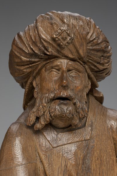 Figura de pie (detalle) de Master of the Arenberg Lamentation