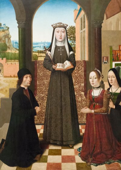 Santa Catalina de Bolonia, hacia 1510 de Master of the Baroncelli Portraits