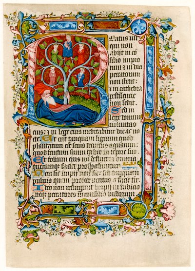 Árbol de Jesé, principios del siglo XV de Master of the Beaufort Saints