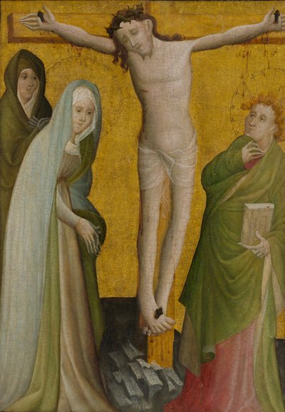 La Crucifixión, ca. 1400 de Master of the Berswordt Altar