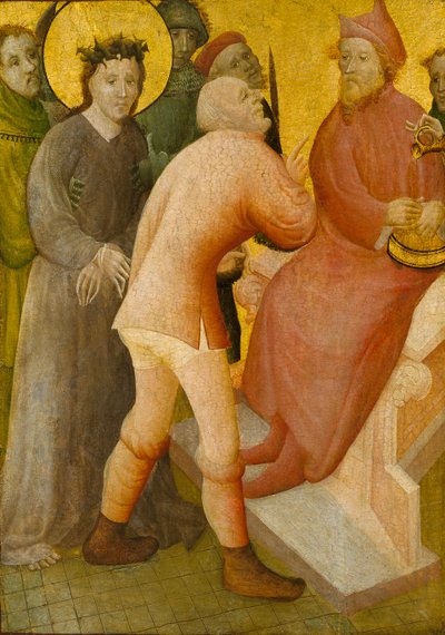 Cristo ante Pilato, siglo XV de Master of the Bielefeld Altar
