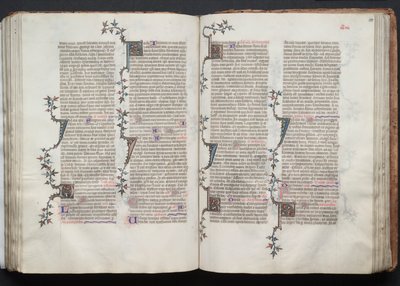 El misal de Gotha: Fol. 100r, Texto de Master of the Boqueteaux