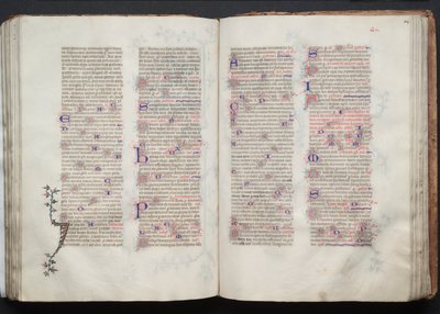 El Misal de Gotha: Fol. 103v, Texto de Master of the Boqueteaux