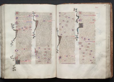 El Misal de Gotha: Fol. 105r, Texto de Master of the Boqueteaux