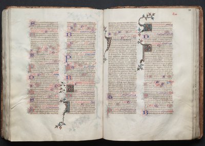 El Misal de Gotha: Fol. 110v, Texto de Master of the Boqueteaux