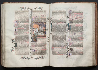 El misal de Gotha: Fol. 114r, Texto de Master of the Boqueteaux