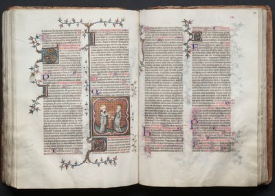 El misal de Gotha: Fol. 115r, Texto, c. 1375 de Master of the Boqueteaux