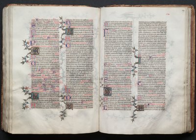 El Misal de Gotha: Fol. 119r, Texto, c. 1375 de Master of the Boqueteaux