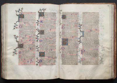 El Misal de Gotha: Fol. 121r, Texto de Master of the Boqueteaux