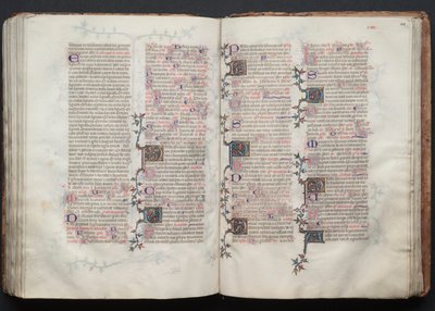 El Misal de Gotha: Fol. 128r, Texto de Master of the Boqueteaux