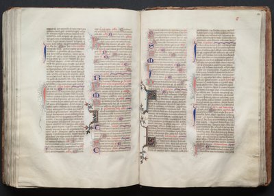 El Misal de Gotha: Fol. 132r, Texto de Master of the Boqueteaux
