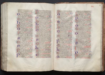 El Misal de Gotha: Fol. 139r, Texto, c. 1375 de Master of the Boqueteaux