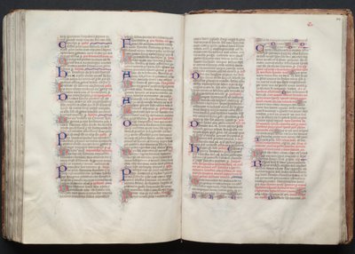El Misal de Gotha: Fol. 141v, Texto de Master of the Boqueteaux