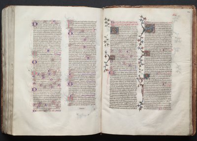 El misal de Gotha: Fol. 144r, Texto, c. 1375 de Master of the Boqueteaux