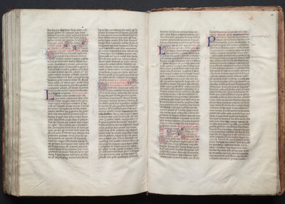 El misal de Gotha: Fol. 151r, Texto, c. 1375 de Master of the Boqueteaux