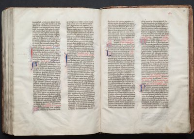 El misal de Gotha: Fol. 156r, texto, c. 1375 de Master of the Boqueteaux