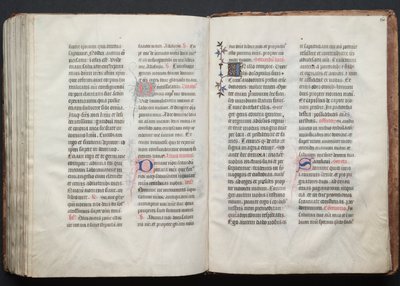 El Misal de Gotha: Fol. 160r, Texto, c. 1375 de Master of the Boqueteaux